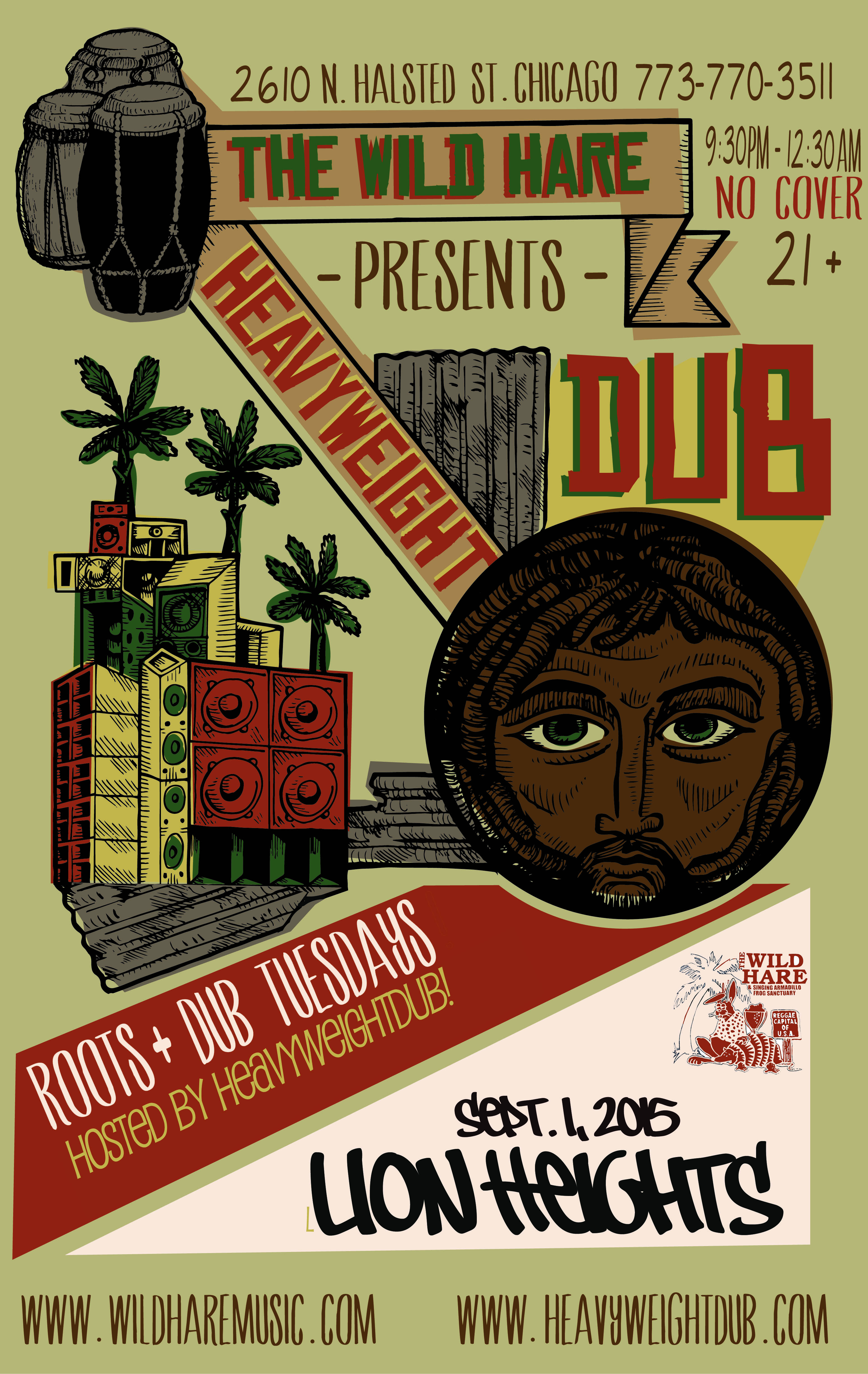 Roots & Dub Poster (Color) CMYK